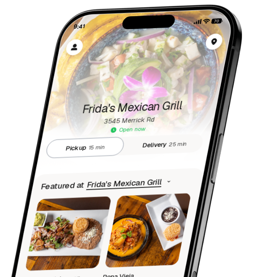Frida's Mexican Grill app preview